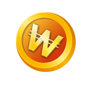 韩国 金 硬币 金融 金融 硬币 黄色 银行