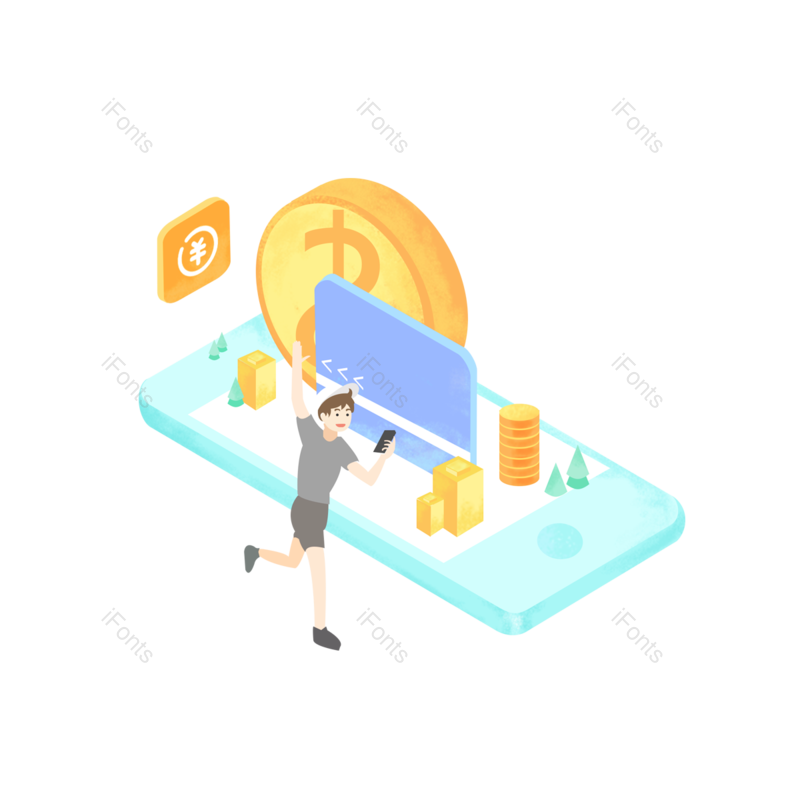 卡通图片,金币元素,电脑PNG,动画片免抠素材