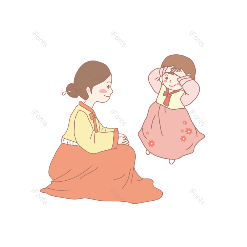 插图图片,任务元素,动画片PNG,家庭免抠素材