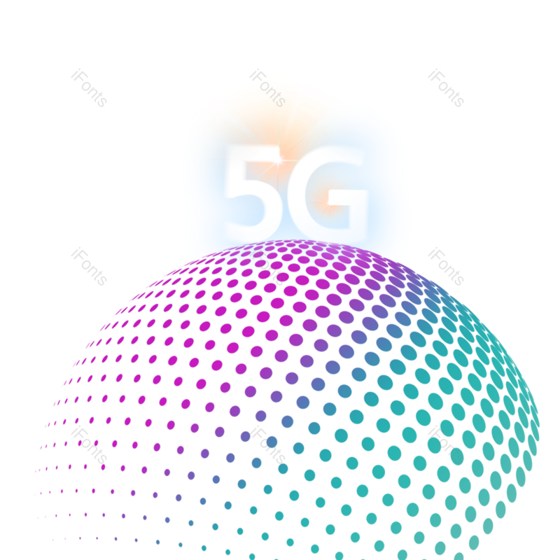 蓝色图片,波点元素,紫色PNG,网络免抠素材