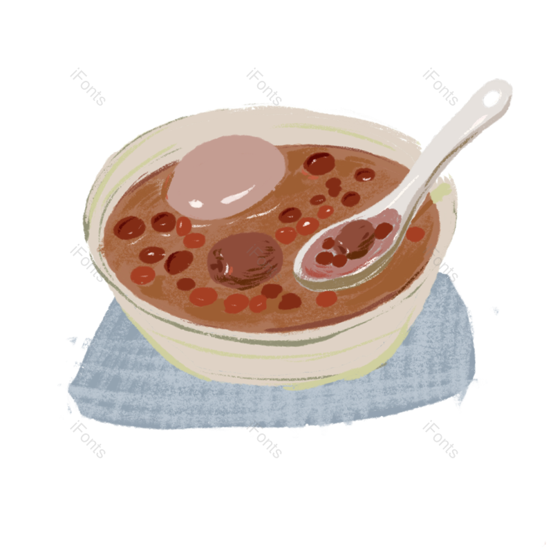 餐具图片,餐饮元素,豆子PNG,黑色免抠素材
