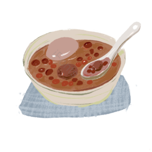 豆子 匙 汤 颜色 手绘 餐饮 图片 集装箱