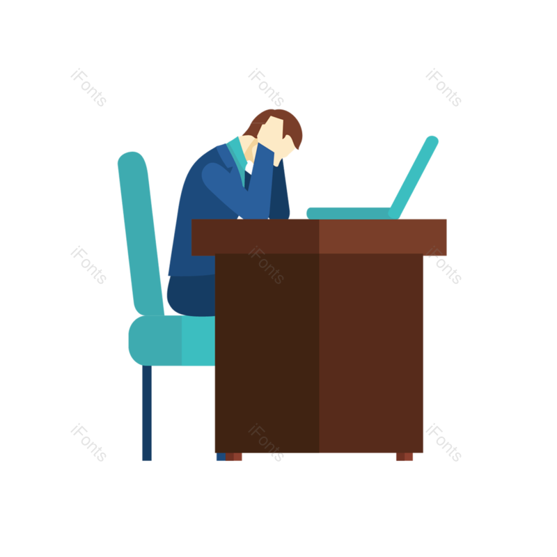 电脑图片,商务元素,白领PNG,免抠素材