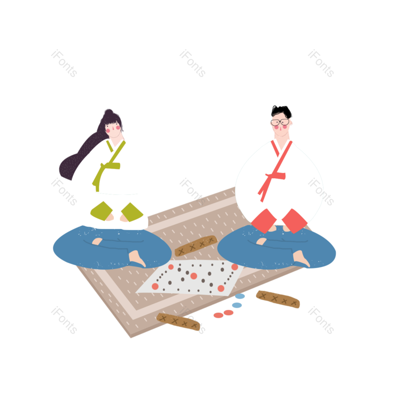 手绘插图图片,女人元素,简约风格PNG,家庭免抠素材