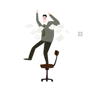 靠自己生活 人 粒子感图 可爱 像一股清新的空气 白色 浅色 手绘