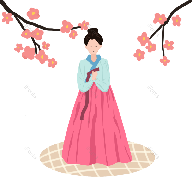 插图图片,浅蓝色元素,祝福PNG,扁平免抠素材