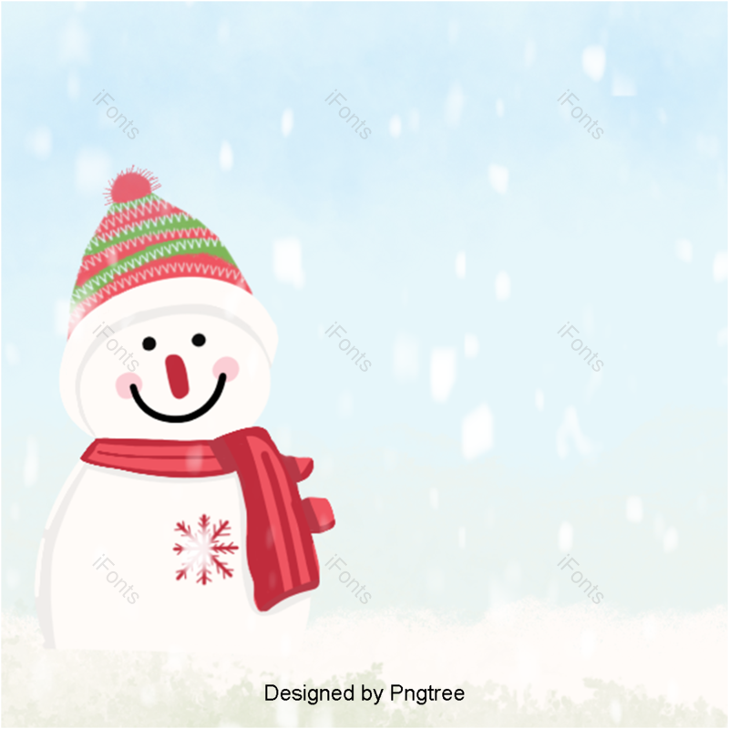 插图图片,动画片元素,雪花PNG,雪人免抠素材