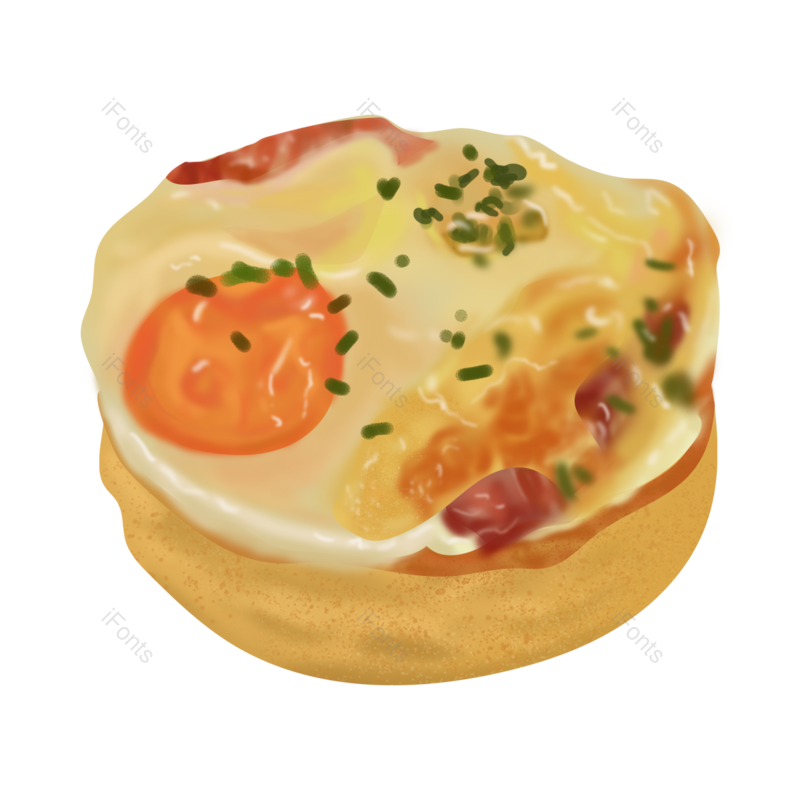 小吃图片,餐饮元素,韩国料理PNG,面包免抠素材