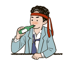 上班族 下班 饮料 烧酒 喝红酒 男子 雇员 适合