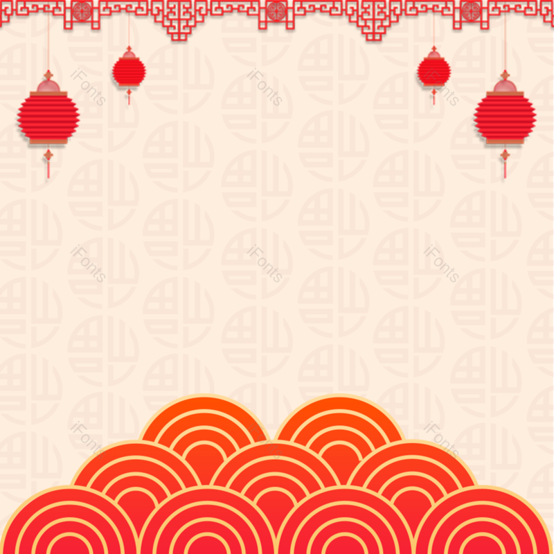 春节图片,图案元素,韩式PNG,传统免抠素材