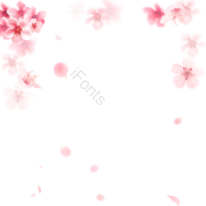 樱花 浪漫 粉色 飘动 樱花滴 花卉剪贴画 剪贴画 樱桃剪贴画