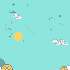 花纹背景 背景 山 上运 传统花纹 传统背景 创意 太阳