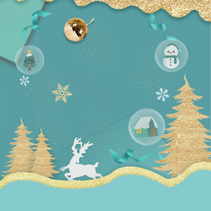 金色 雪花 名雪人 圣诞快乐 背景 白矾 星光 鹿鹿