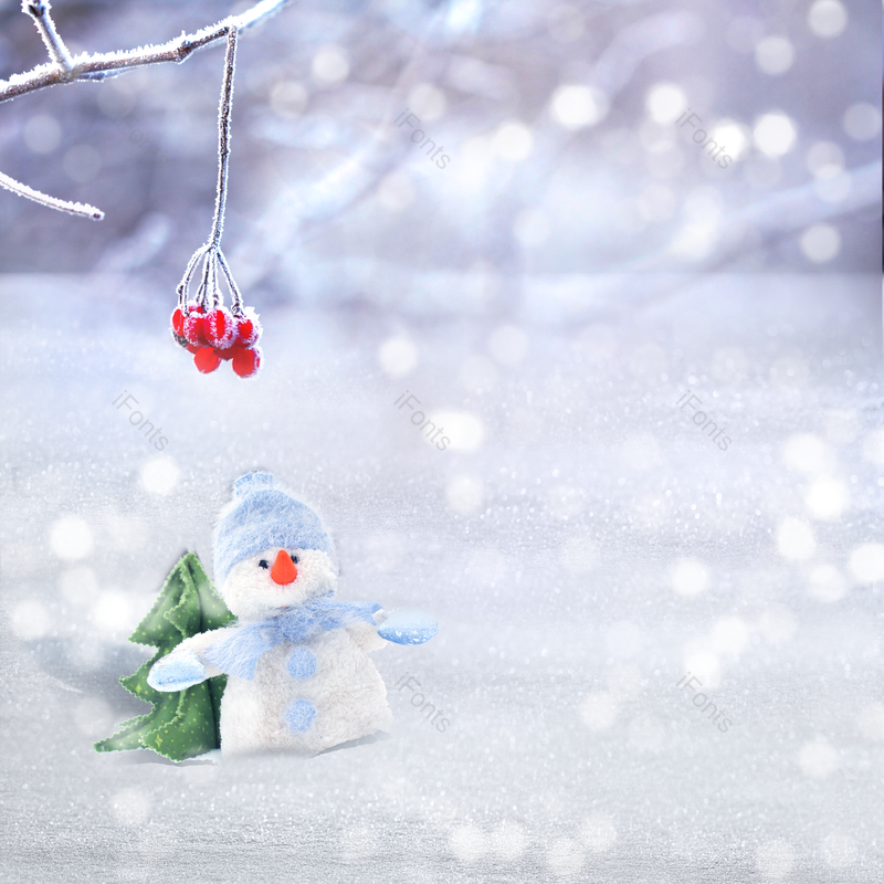 浪漫图片,雪景元素,眼睛PNG,冬天免抠素材