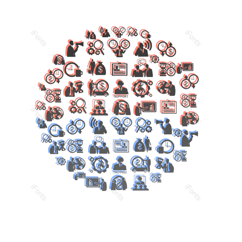 合作图片,窗口元素,ppt图标PNG,免抠素材