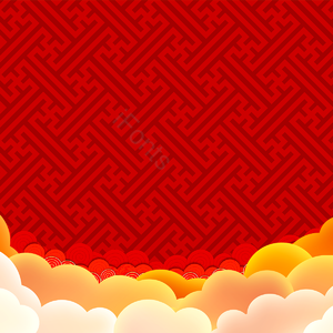 两千一九 中国 中国红 欢腾 新年 猪 背景 节日