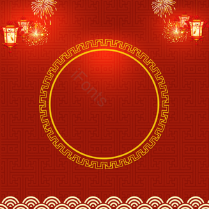 二千一十九 中国 中国红 欢腾 新年 猪 背景 节