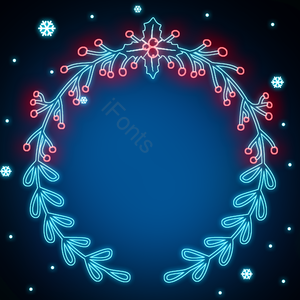 霓虹灯 窗口 圣诞装饰 时尚 窗口剪贴画 光剪贴画 时尚剪贴画 灯光效果