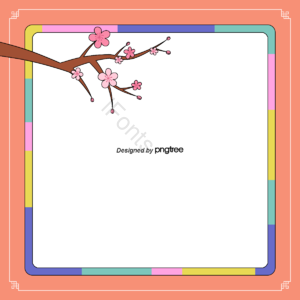 可爱 花花 插图 新年 手工