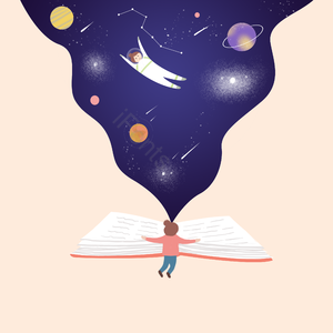星星 空间 指示 这本书 幻想 想像 于宙 当。。。的时候