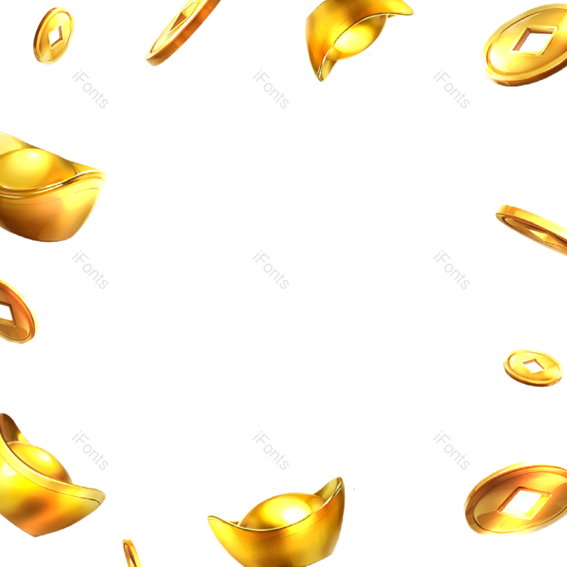 金币图片,新年素材元素,年货节PNG,免抠素材
