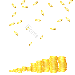 金色材料 金属材料 金日凤 金币 忽闪忽闪 新年素材 财产管理 年货节