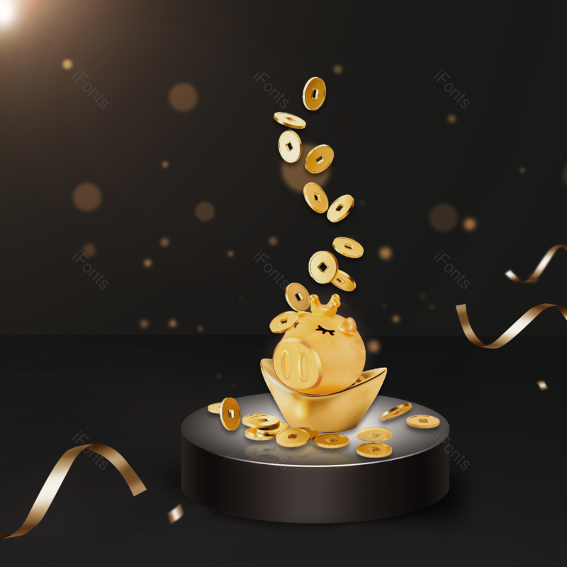 商业图片,新年背景元素,创意PNG,免抠素材