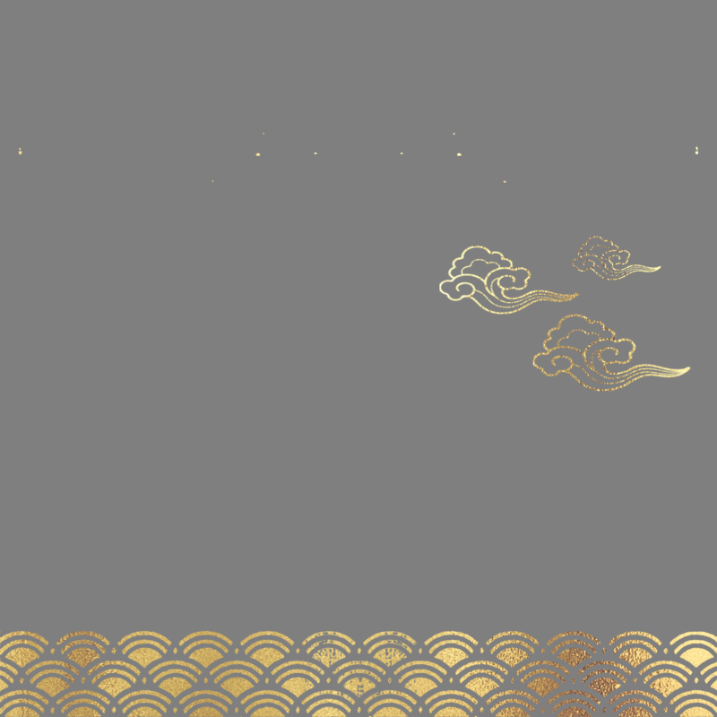 传统图片,新年元素,金边PNG,金色免抠素材