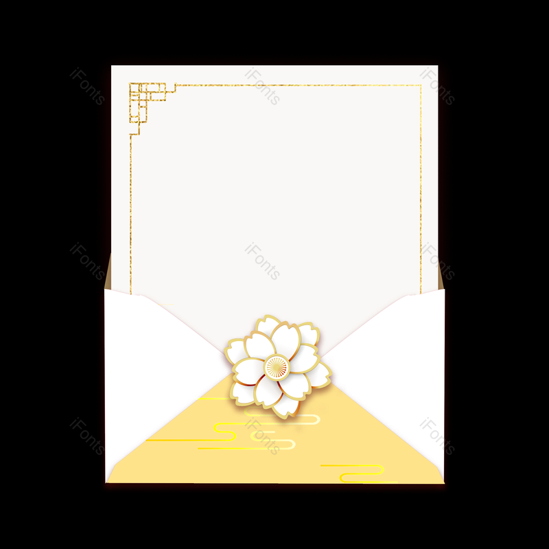 元素图片,传统元素,中式PNG,贺卡免抠素材