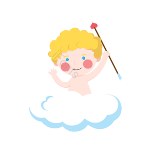 云 可爱的 小天使 情人节 手拉的 爱 云插件 天使剪贴画