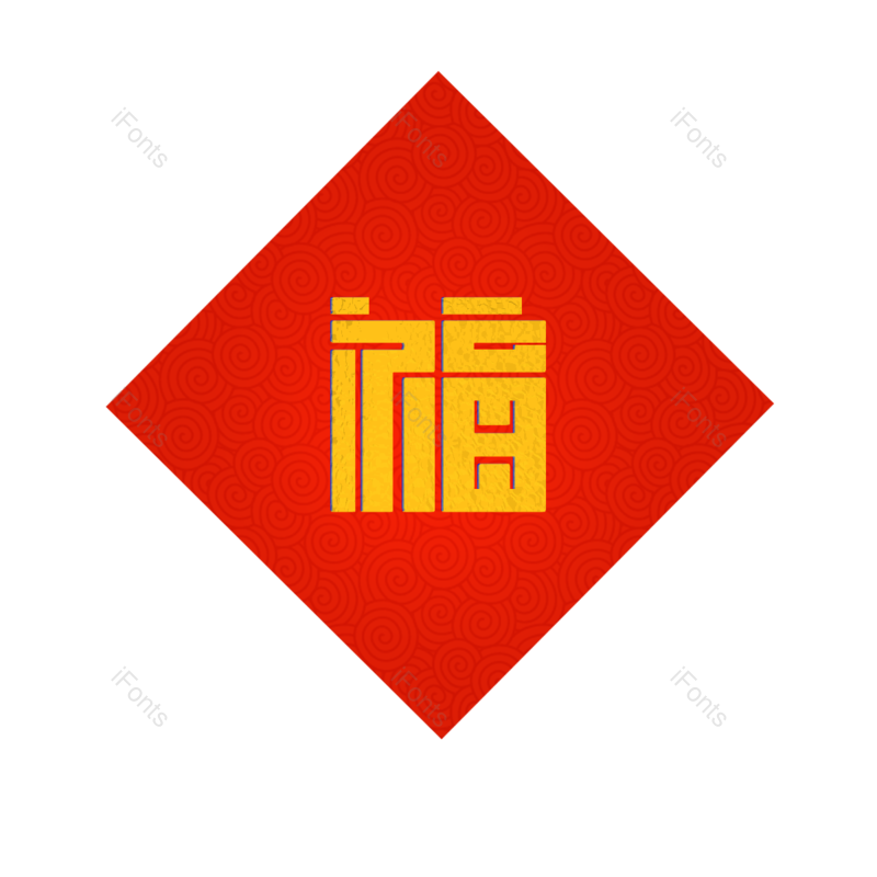 花纹图片,春节元素,红色PNG,金色免抠素材