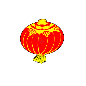 灯笼 喜庆 节日 元宵节 手绘 卡通 简约 传统