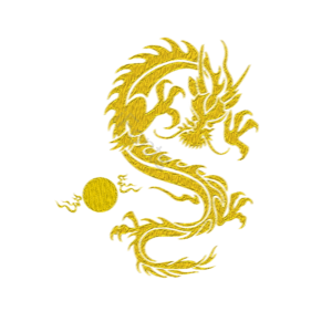 龙 背景 春节 油画笔触 动态效果 金色 金珠 祥云