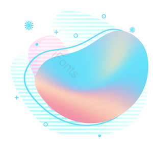 独创性 流体 渐变 炫 荧光系 文框 几何 几何形状