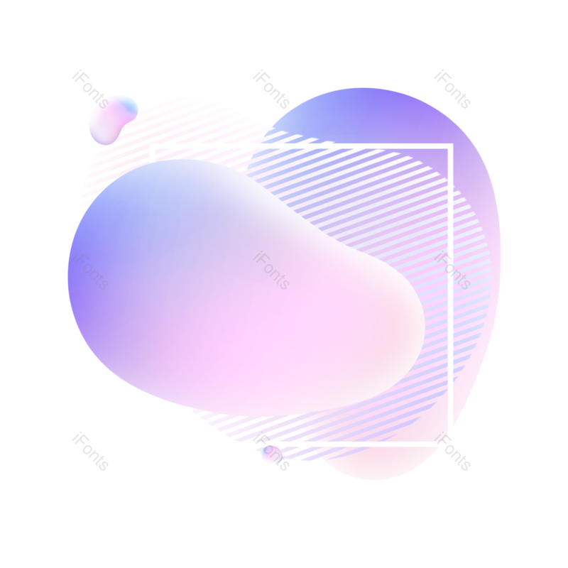 几何形状图片,几何元素,图形元素PNG,渐变免抠素材