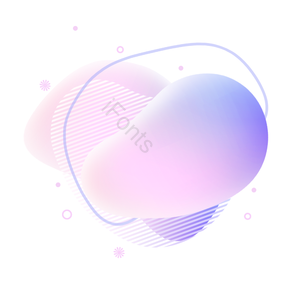 流体 渐变 流体文本框 边框 时尚 炫彩 荧光 创意