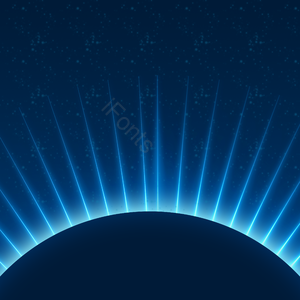 星空 太空 流星 云朵 月亮 月球 夜晚 蓝色