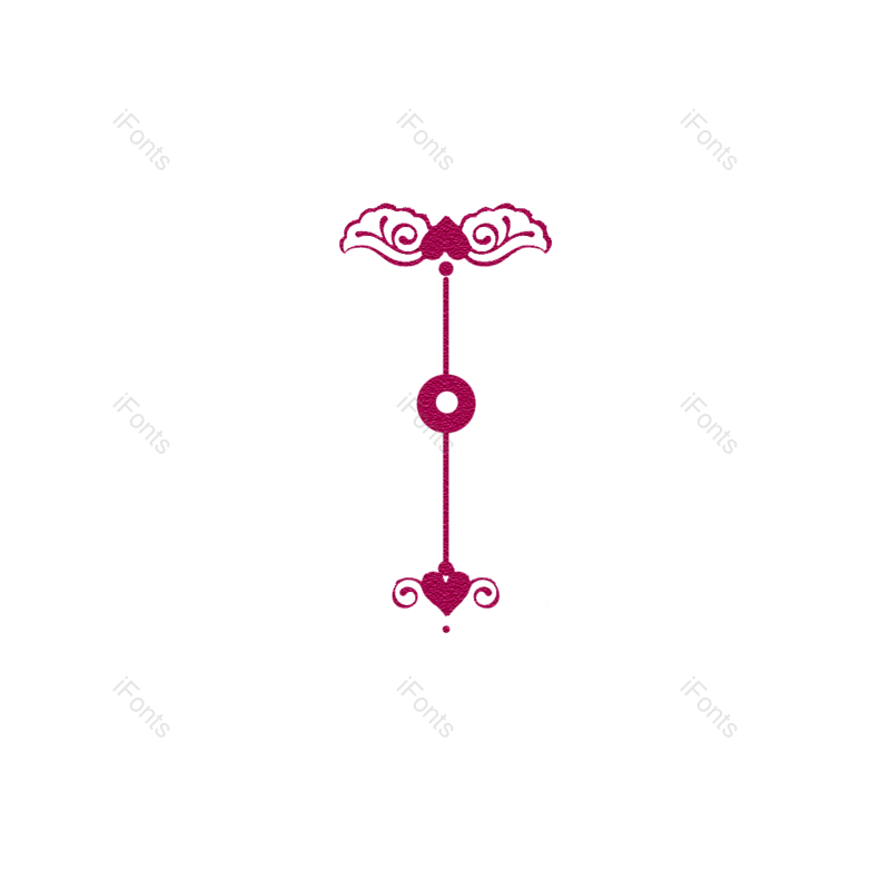 花纹图片,情人节元素,爱心PNG,紫红色免抠素材