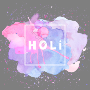 渐变 飞溅 喷墨 水彩 holi 彩色 蓝紫色渐变 梦幻