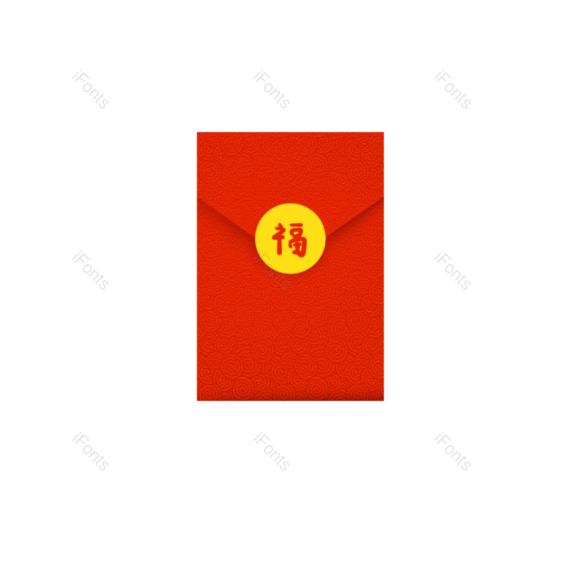 卡通图片,春节元素,简约PNG,红包免抠素材