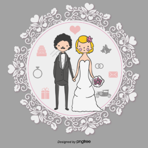 白色 婚礼 结婚 婚庆 情侣 情人节 情人 PNG元素