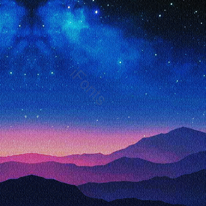 蓝色 星空 背景 紫色 唯美 大气 简约