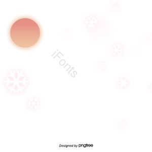 卡通 白色 雪花 太阳 冬季 下雪