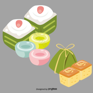 手绘 食物 食品 食材 PNG元素 粽子 甜品 甜甜圈