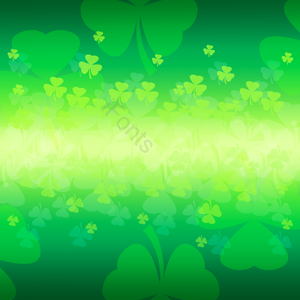 圣帕特里克节 三叶草 节日 st patricks day 绿色 平面