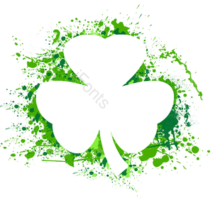 圣帕特里克节 节日 st patricks day 绿色 平面 三叶草