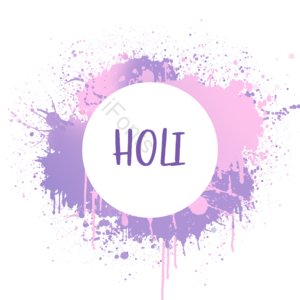 holi 渐变 喷溅 炫彩 紫色 洒红节 粉色 时尚