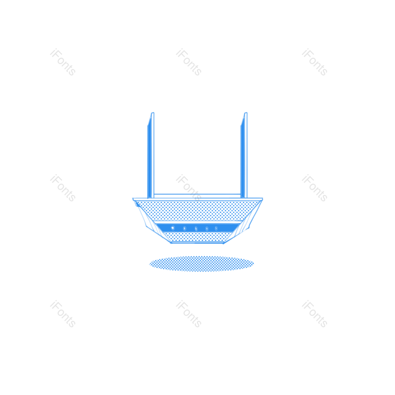 元素图片,插画元素,蓝色PNG,简约免抠素材