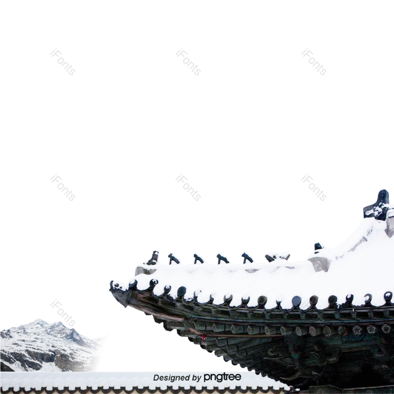 插画图片,中式元素,古建筑PNG,建筑物免抠素材