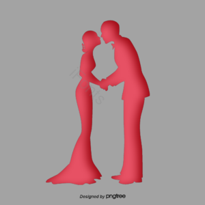 剪影 情人 爱情 情侣 婚礼 婚庆 PNG元素